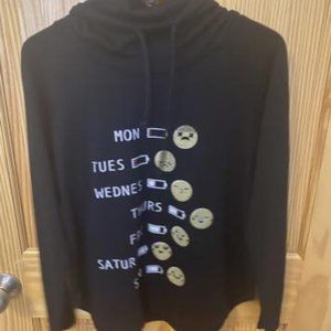 Black Emoji Sweatshirt